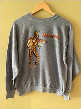 Pullover: Script Tour '83 (front) - March-April 1983